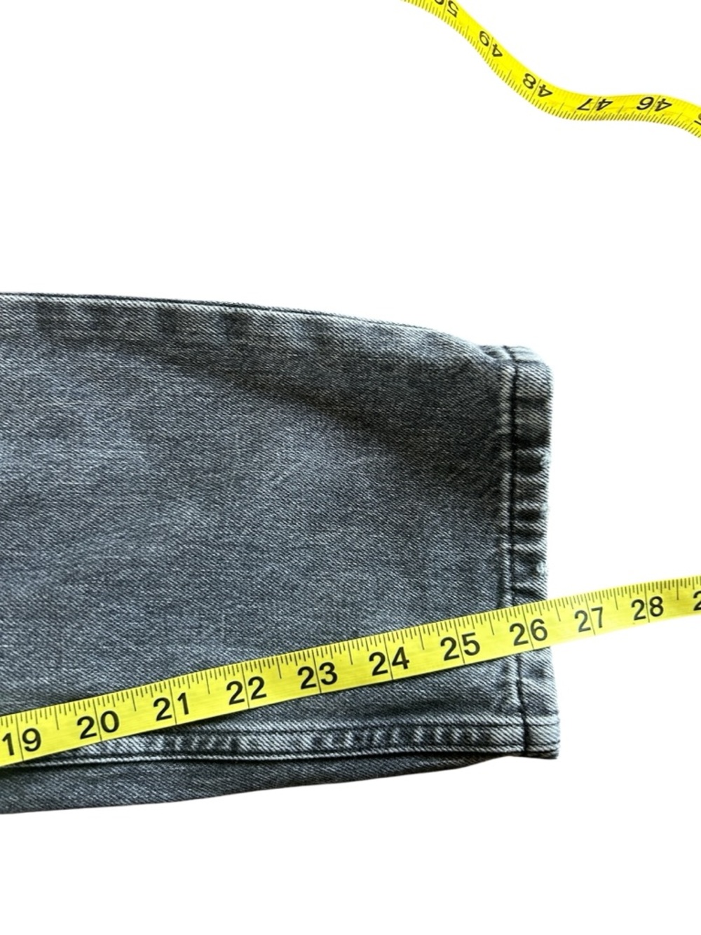 Everlane The Original Cheeky Jeans Faded Black Size 27 SHORT - Picture 5 of 8